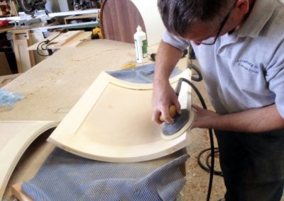 Bespoke kitchens curved drawer fronts handmade cabinets workshop master craftsman cabinet makers